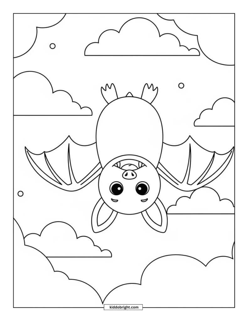 Bat coloring pages free download