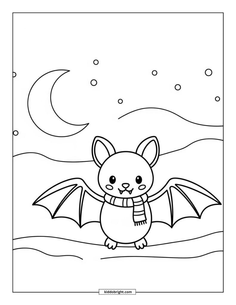 Bat coloring pages free download