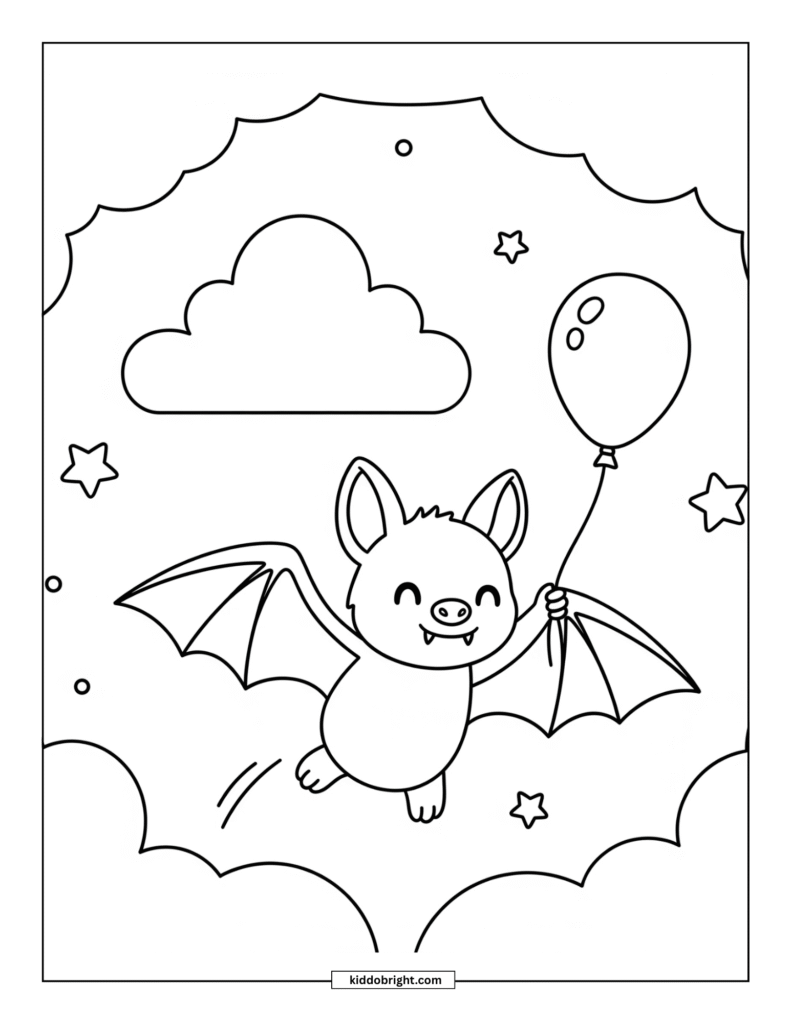 Bat coloring pages free download