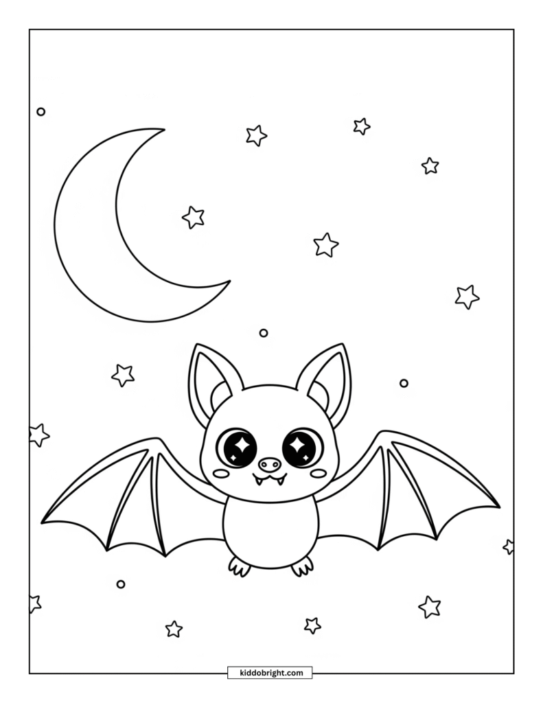 Bat coloring pages free download