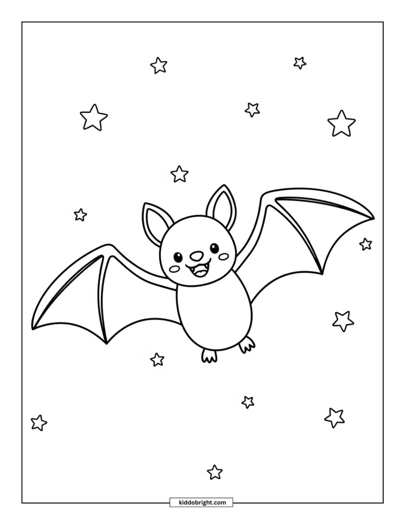 Bat coloring pages free download