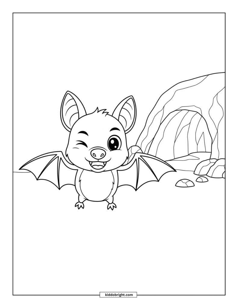 Bat coloring pages free download