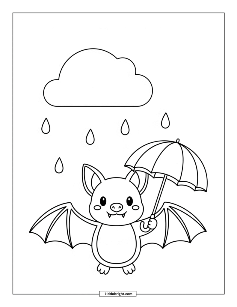 Bat coloring pages free download
