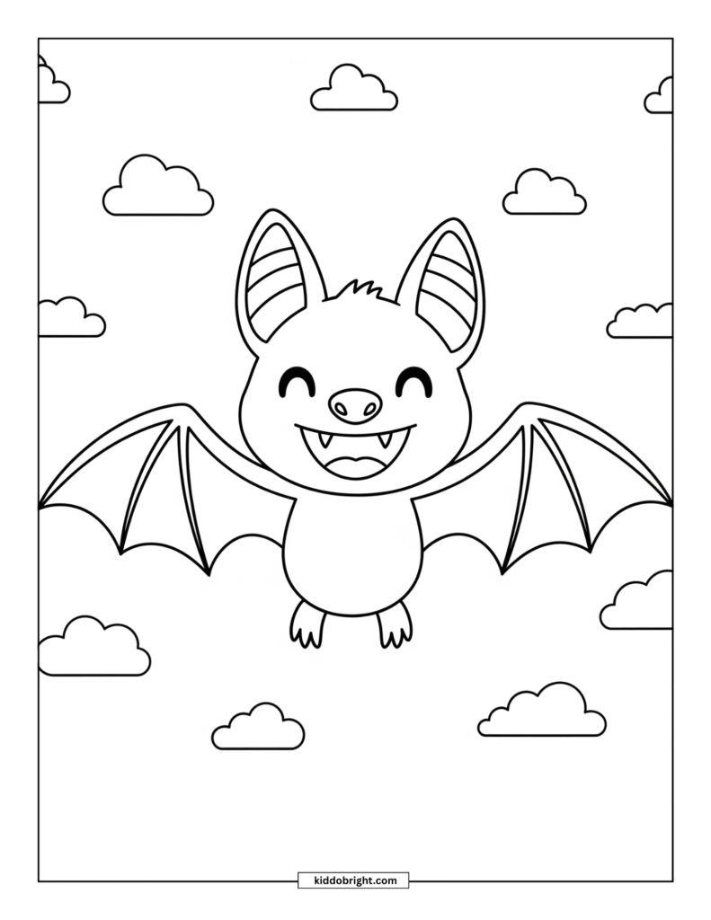 Bat coloring pages free download