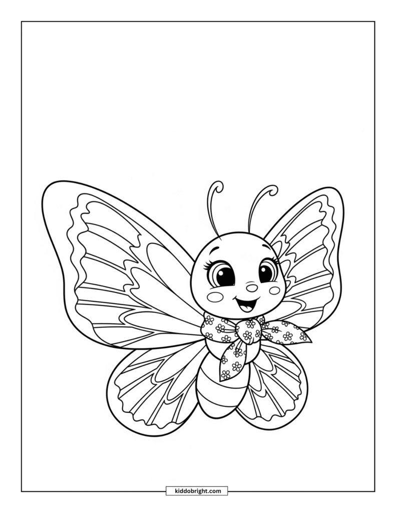 Butterfly coloring pages free download
