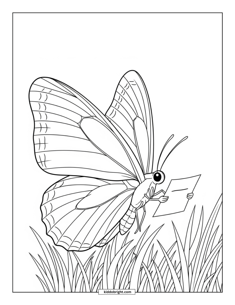 Butterfly coloring pages free download