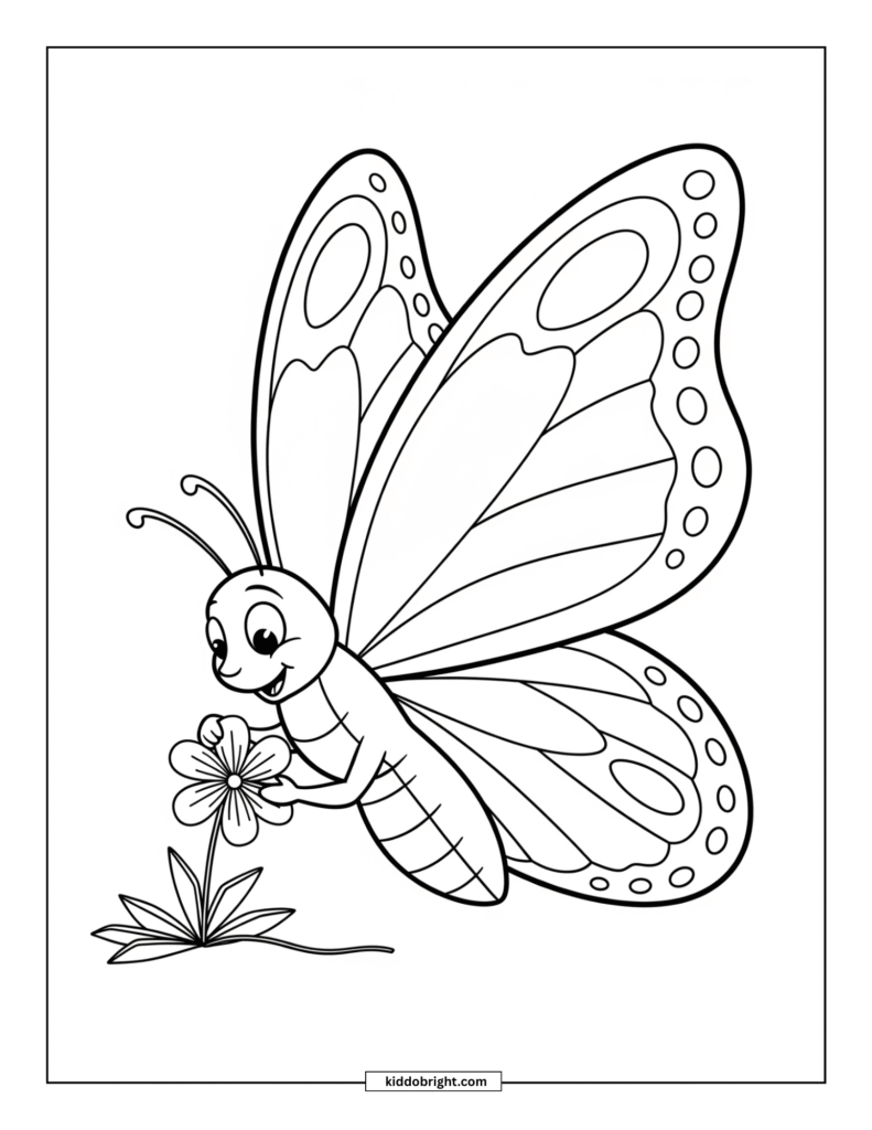 Butterfly coloring pages free download