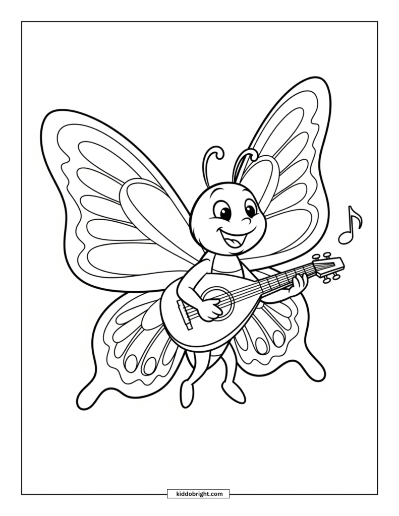 Butterfly coloring pages free download