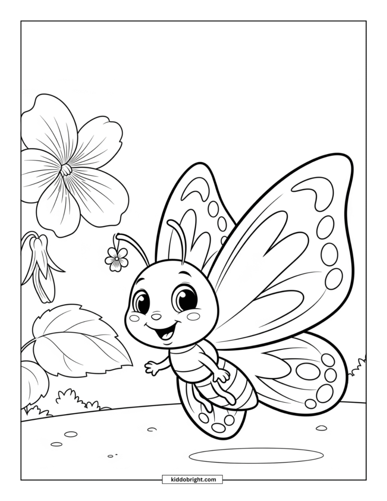 Butterfly coloring pages free download