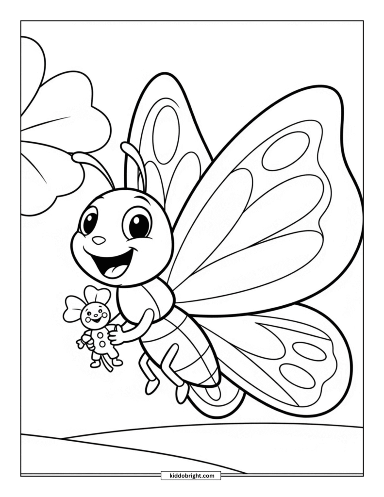 Butterfly coloring pages free download