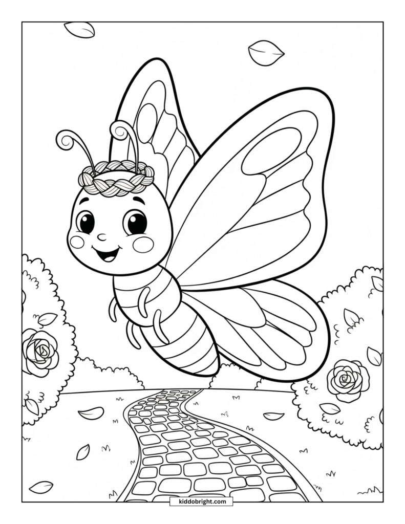 Butterfly coloring pages free download