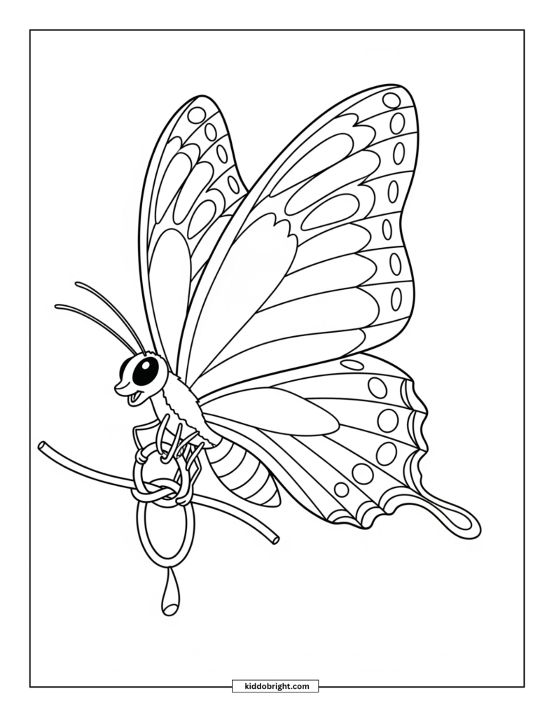 Butterfly coloring pages free download