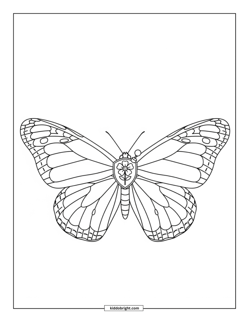 Butterfly coloring pages free download