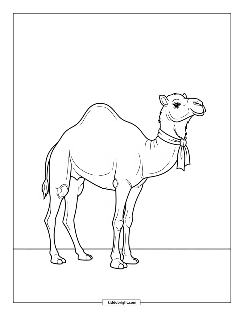Camel coloring pages free download