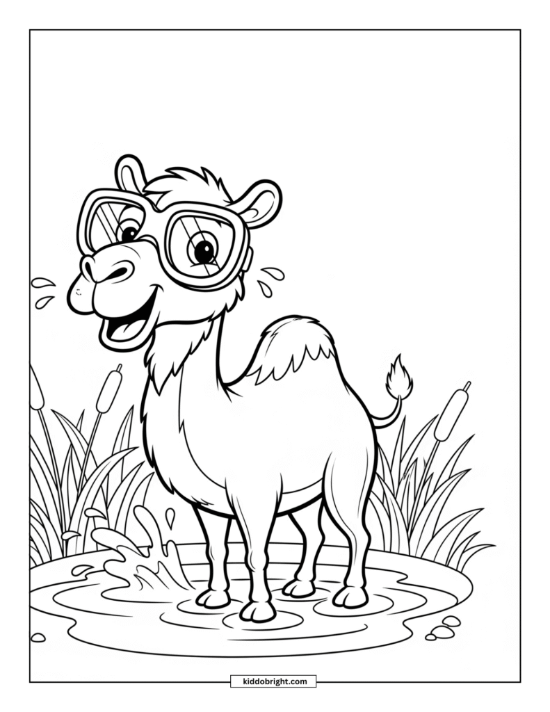 Camel coloring pages free download