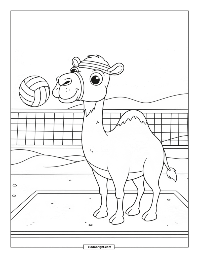 Camel coloring pages free download