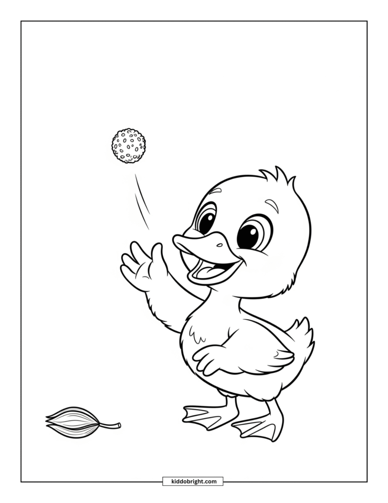 Duck coloring pages for kids free download