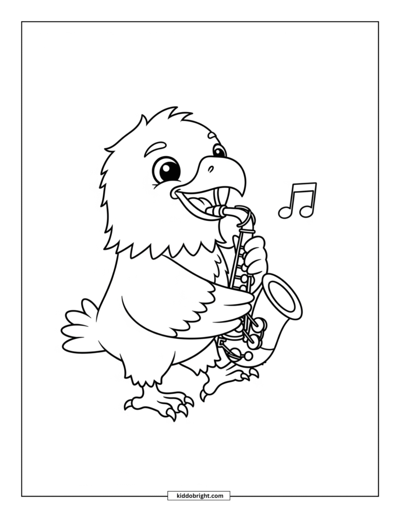 Eagle coloring pages for kids free download