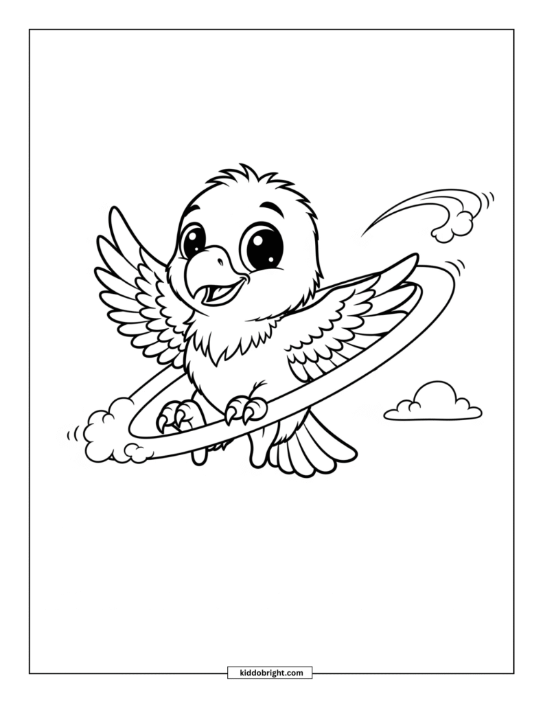 Eagle coloring pages for kids free download