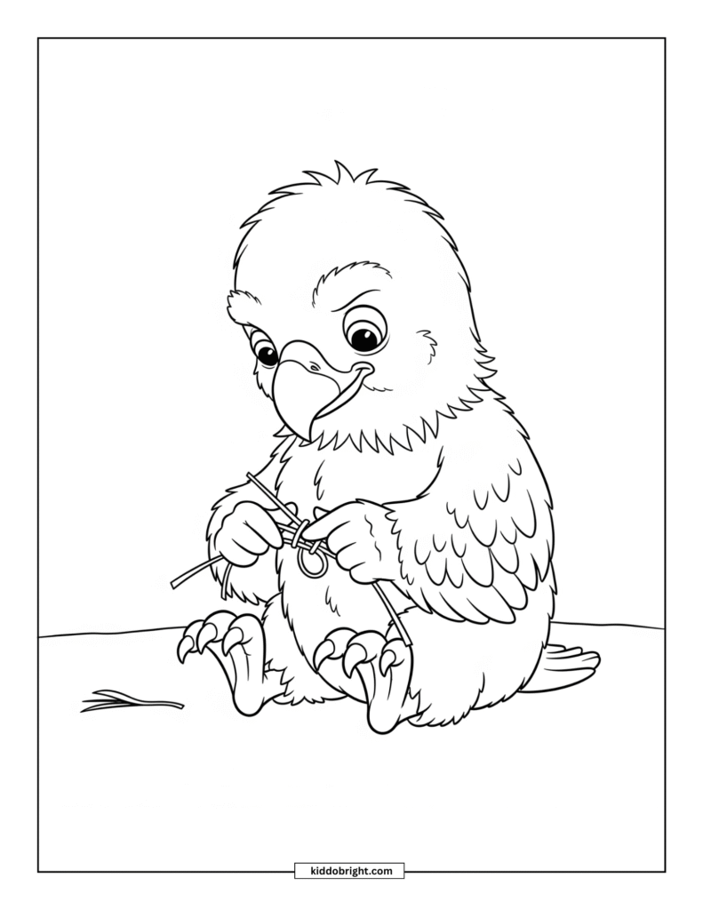 Eagle coloring pages for kids free download