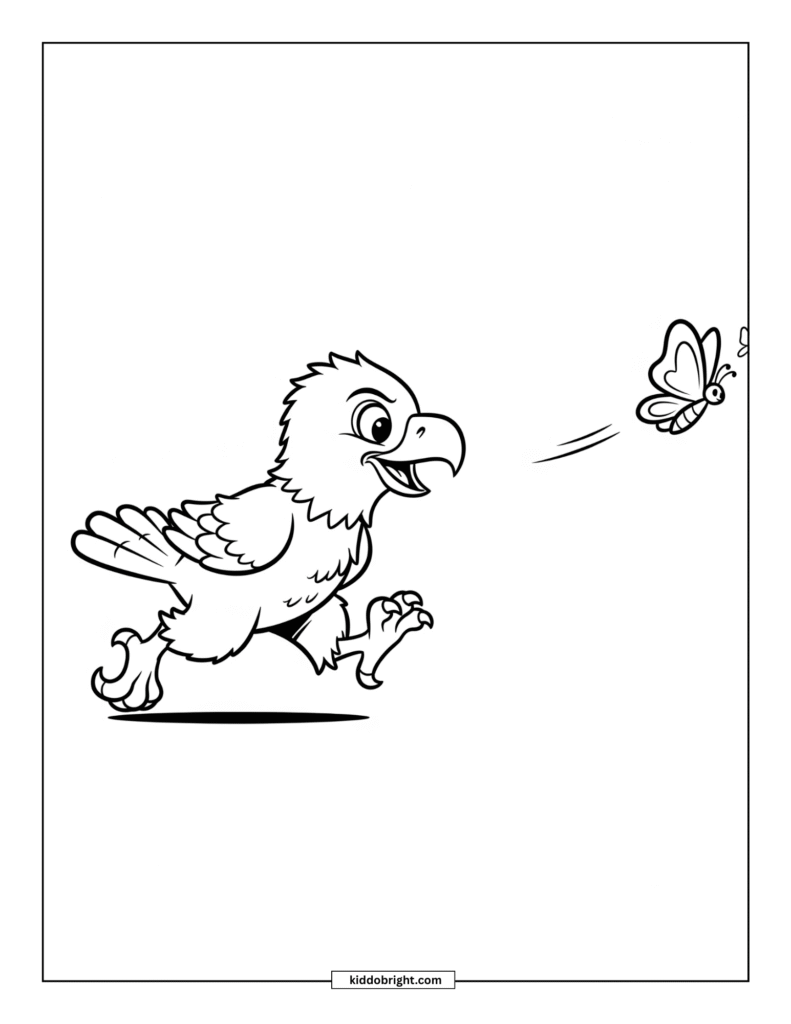 Eagle coloring pages for kids free download