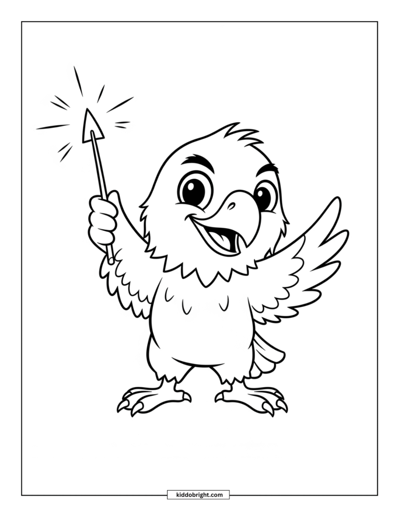 Eagle coloring pages for kids free download