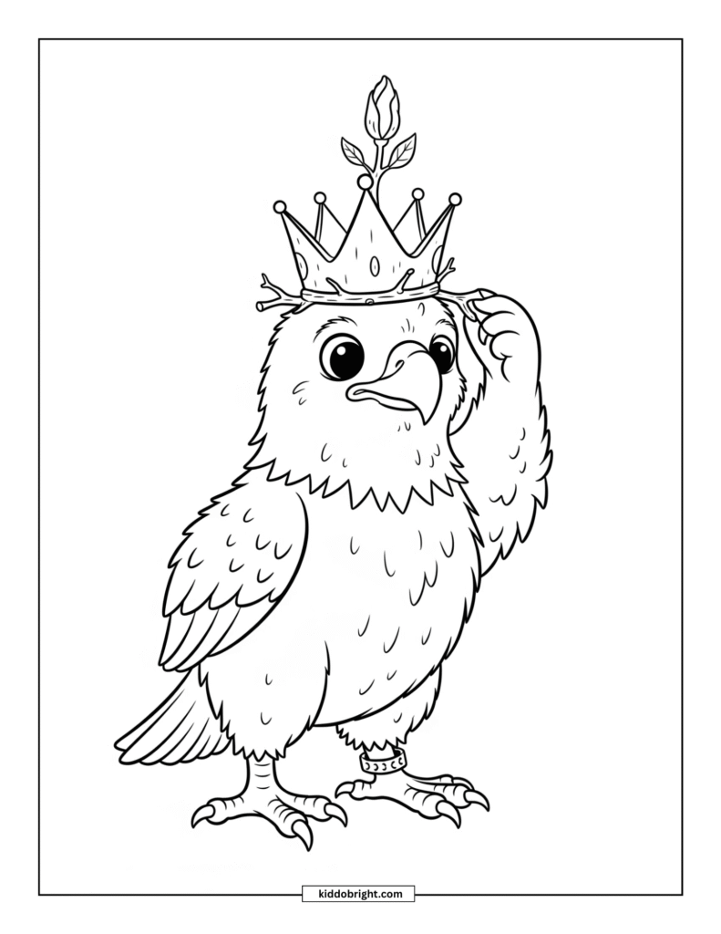 Eagle coloring pages for kids free download
