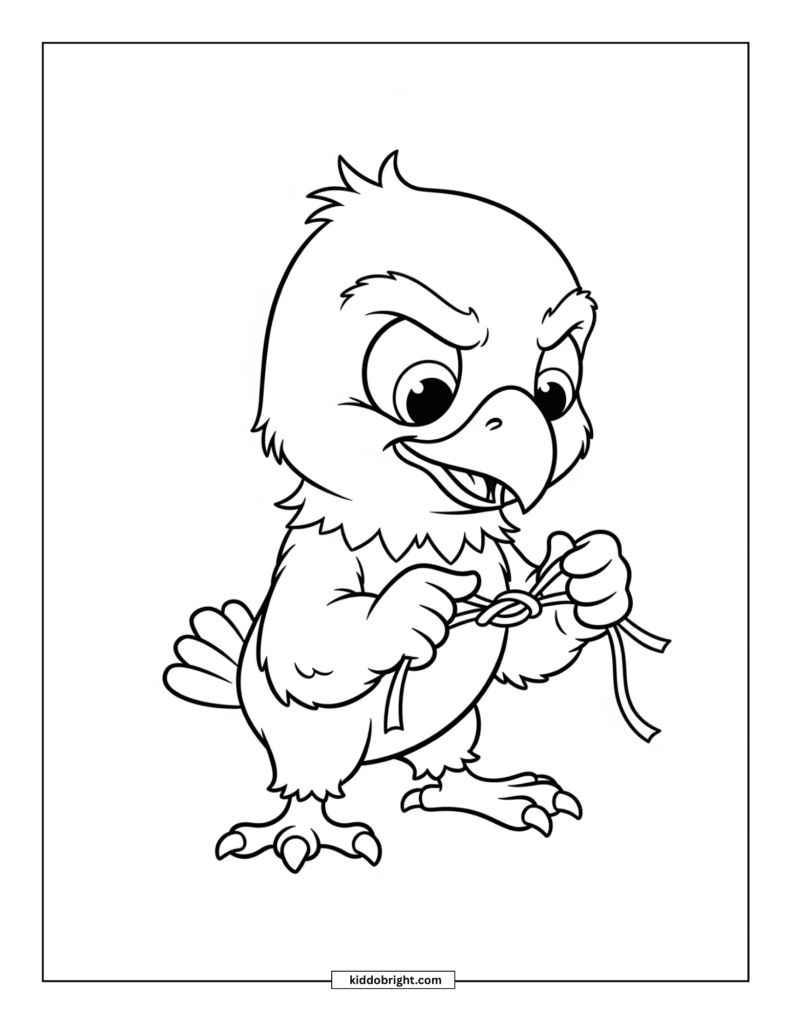 Eagle coloring pages for kids free download