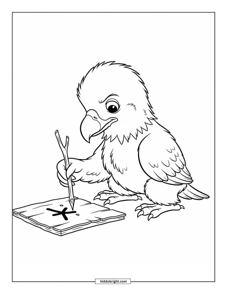 Eagle coloring pages for kids free download