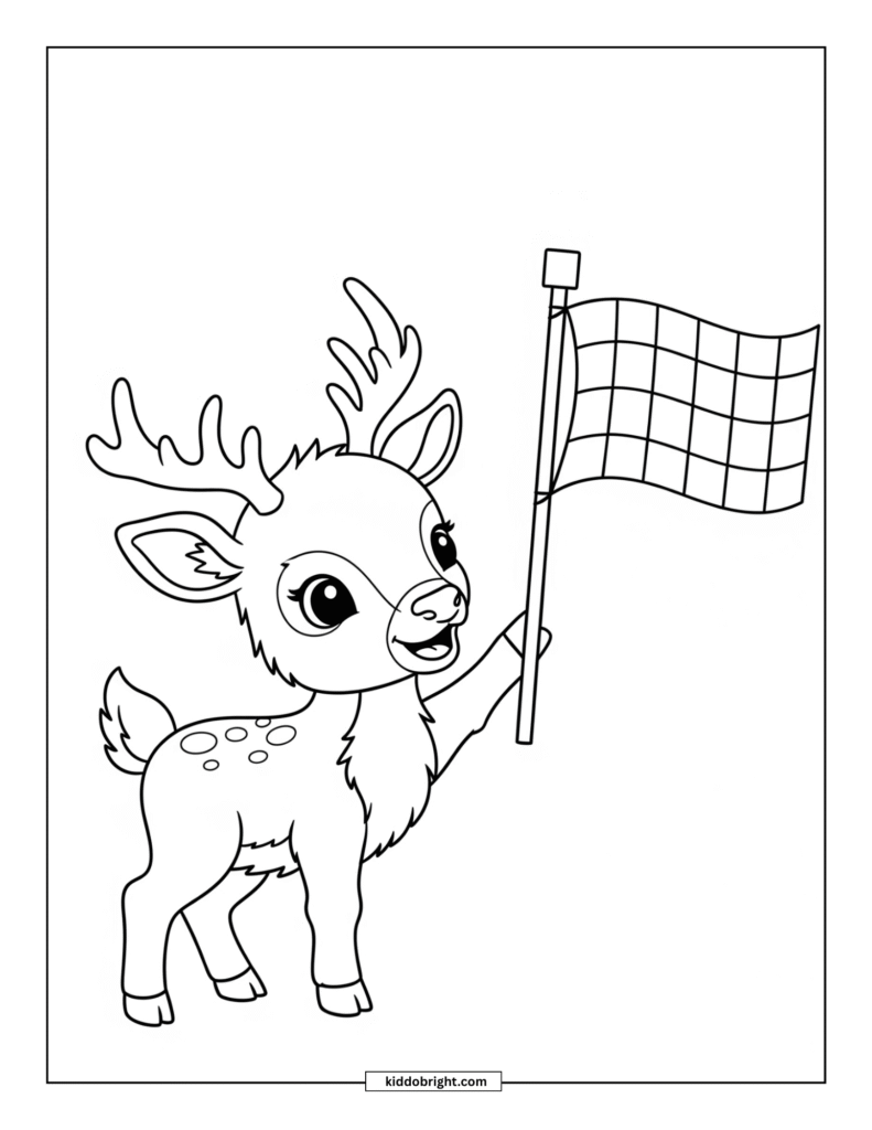 Elk coloring pages for kids free download