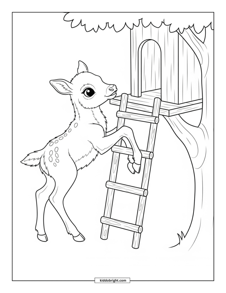 Elk coloring pages for kids free download