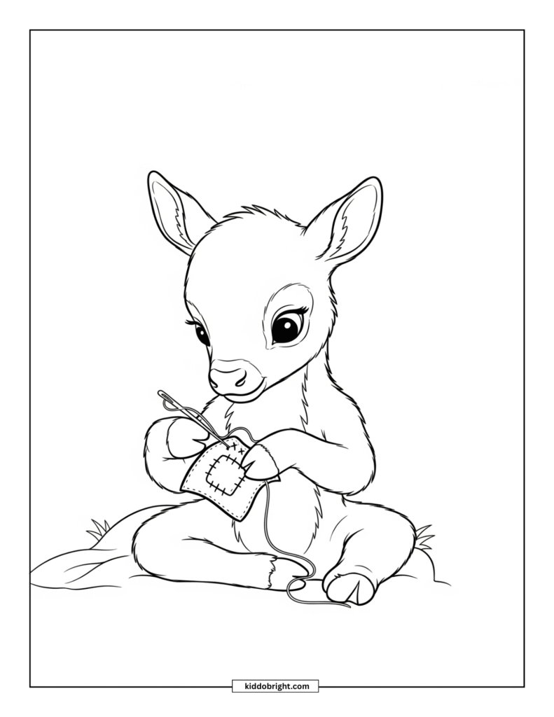 Elk coloring pages for kids free download