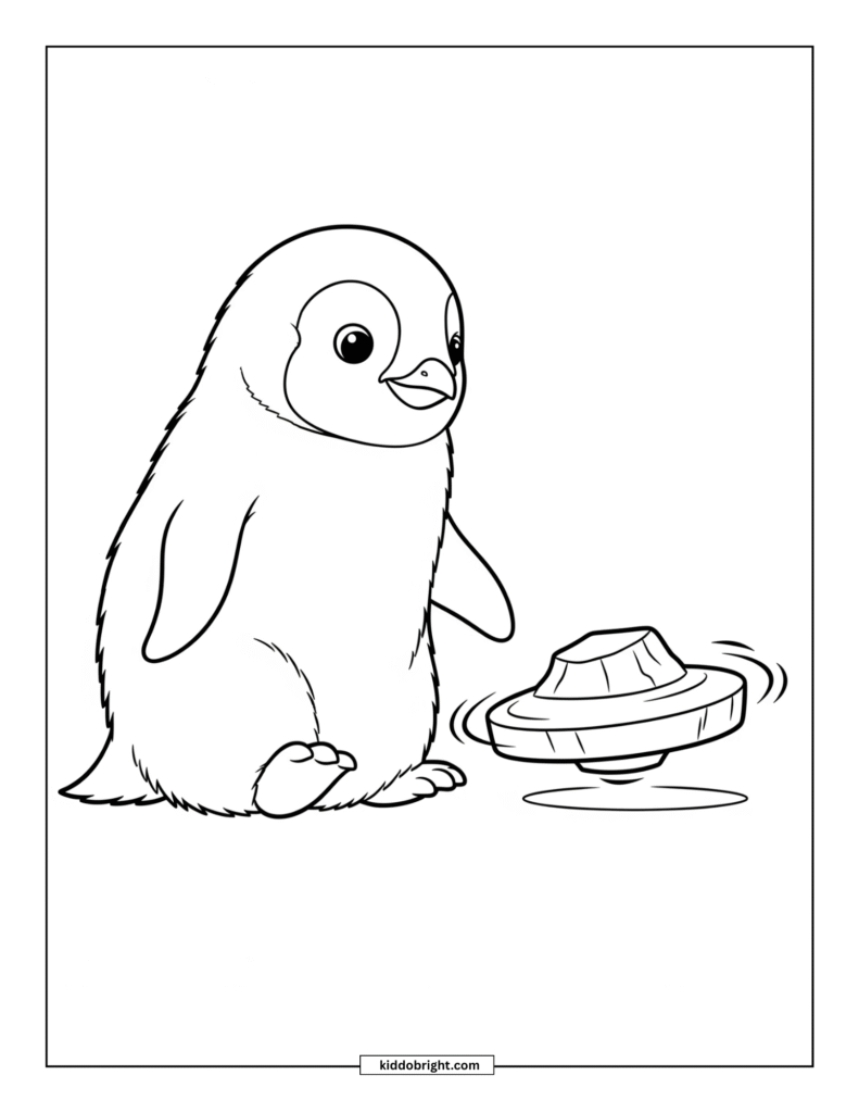 Emperor penguin coloring pages for kids free download