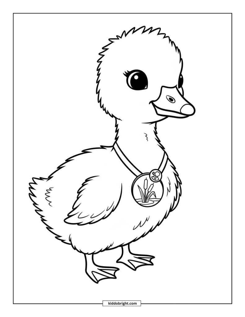 Goose coloring pages for kids free download