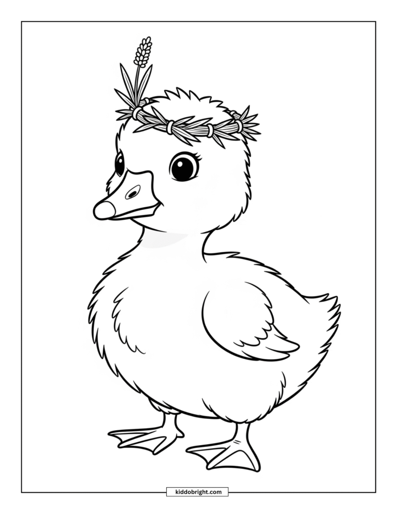 Goose coloring pages for kids free download