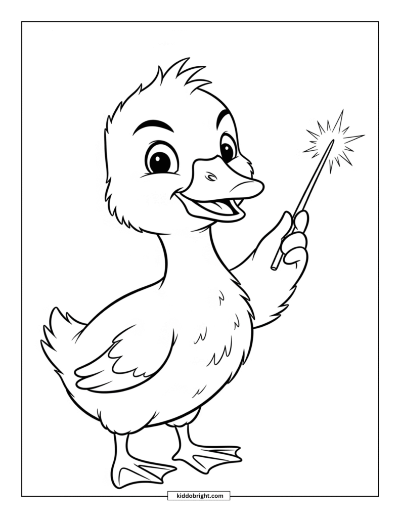 Goose coloring pages for kids free download