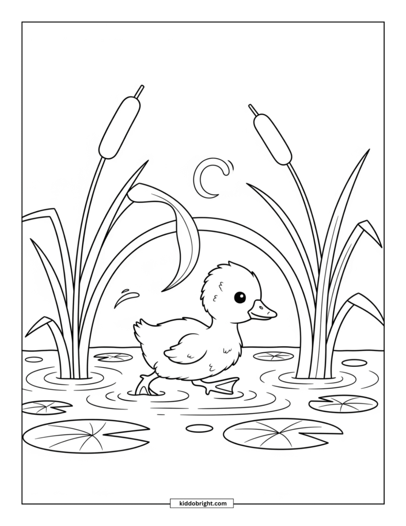 Goose coloring pages for kids free download