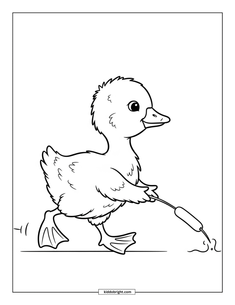 Goose coloring pages for kids free download