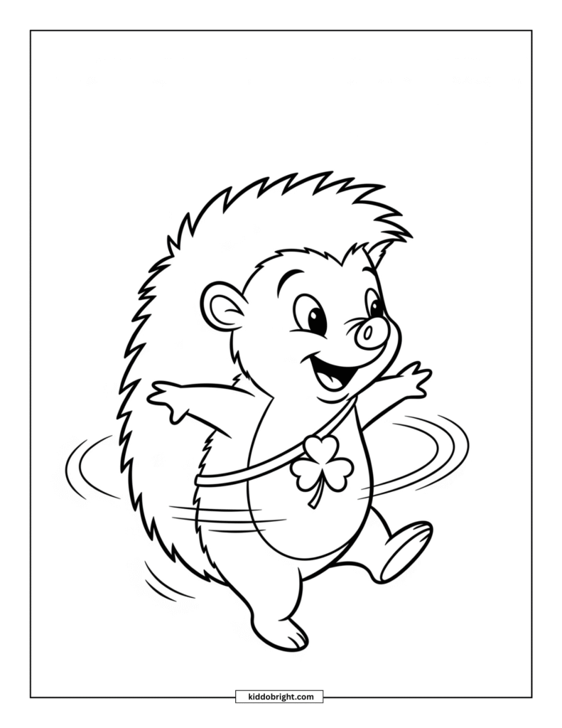 Hedgehog coloring pages for kids free download