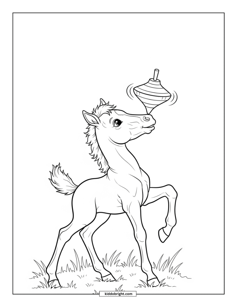 Horse coloring pages for kids free download