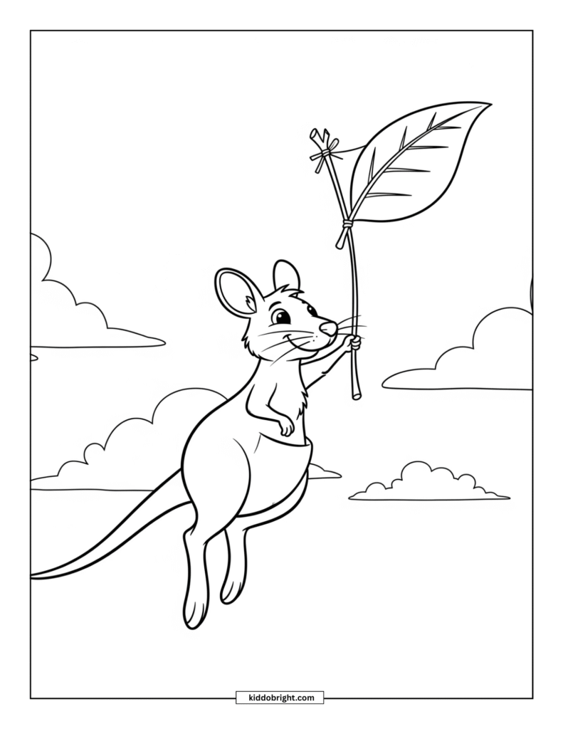 Kangaroo rat coloring pages for kids free download