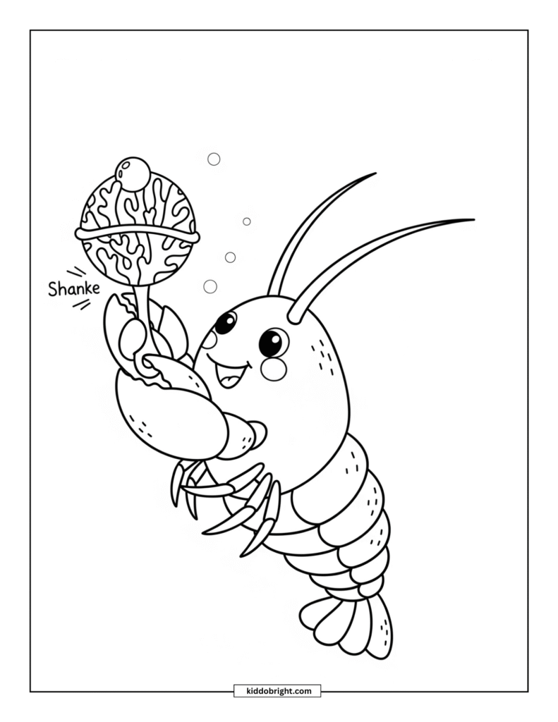 Lobster coloring pages for kids free download