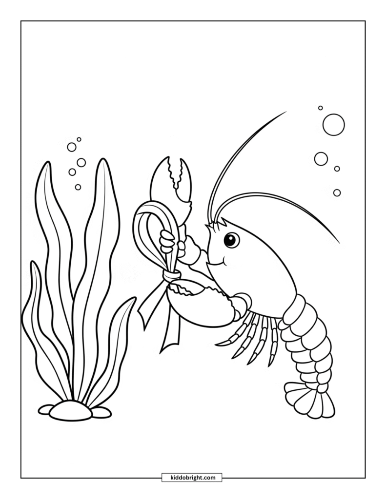 Lobster coloring pages for kids free download