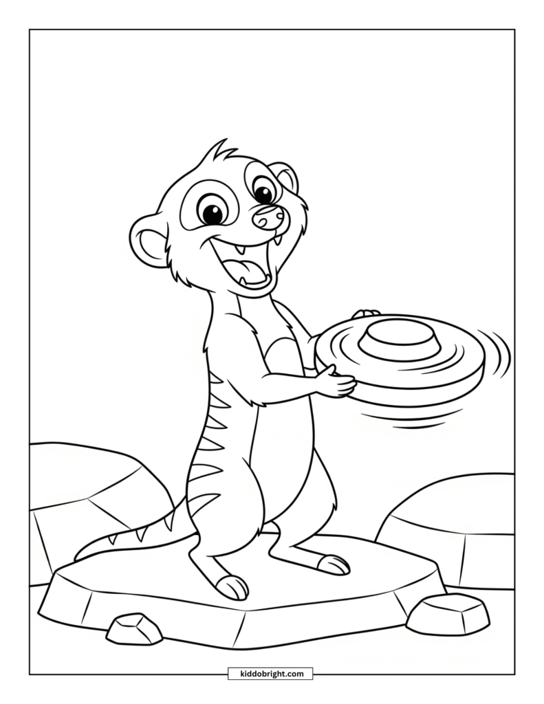 Meerkat coloring pages for kids free download