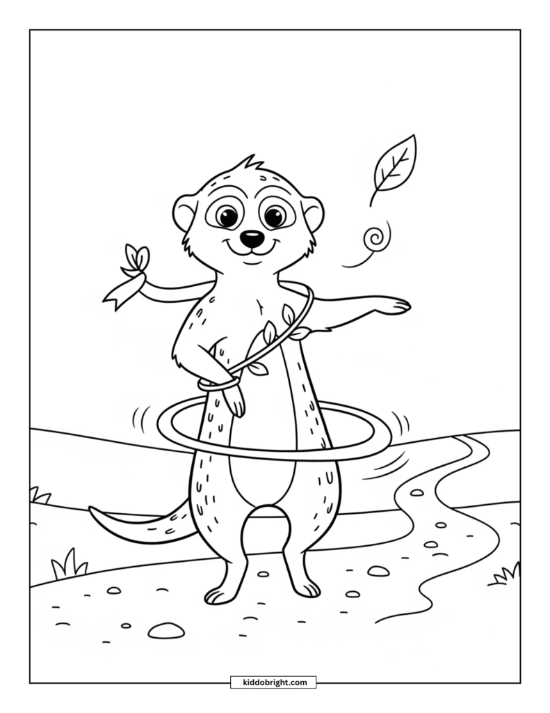 Meerkat coloring pages for kids free download