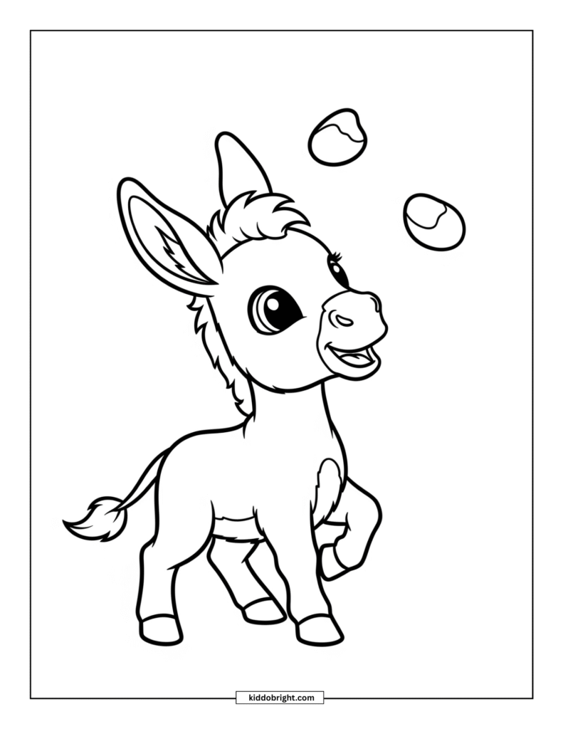 Mule coloring pages for kids free download
