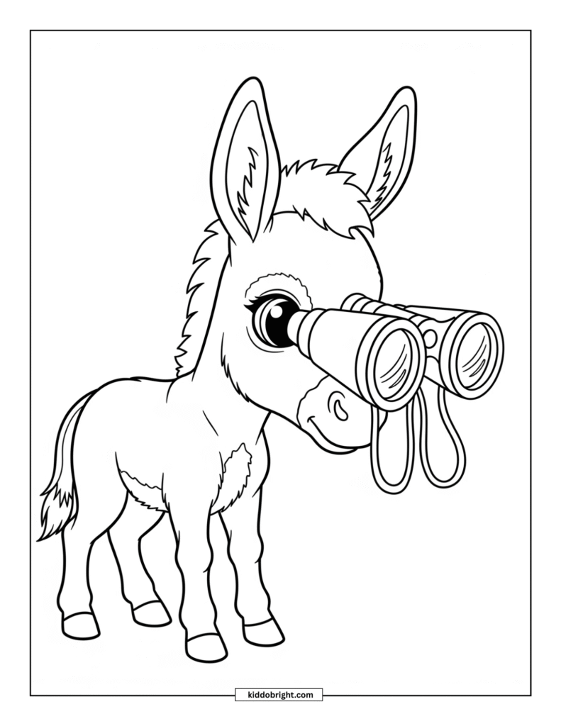 Mule coloring pages for kids free download
