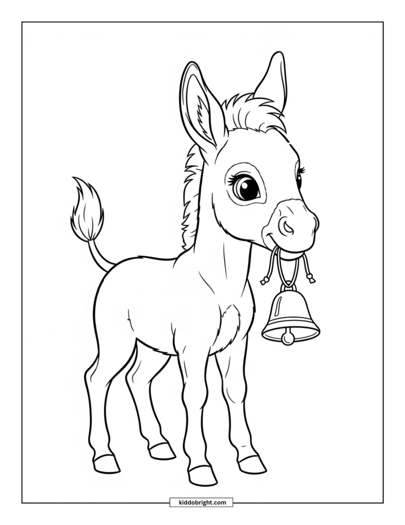 Mule coloring pages for kids free download