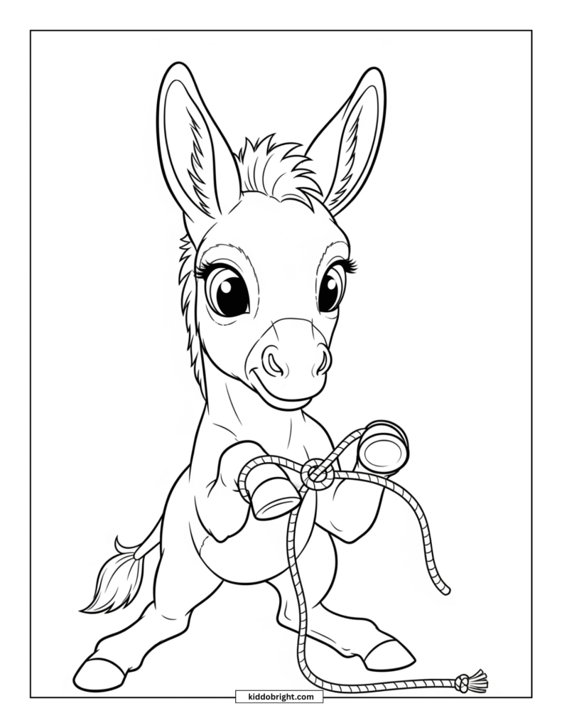 Mule coloring pages for kids free download