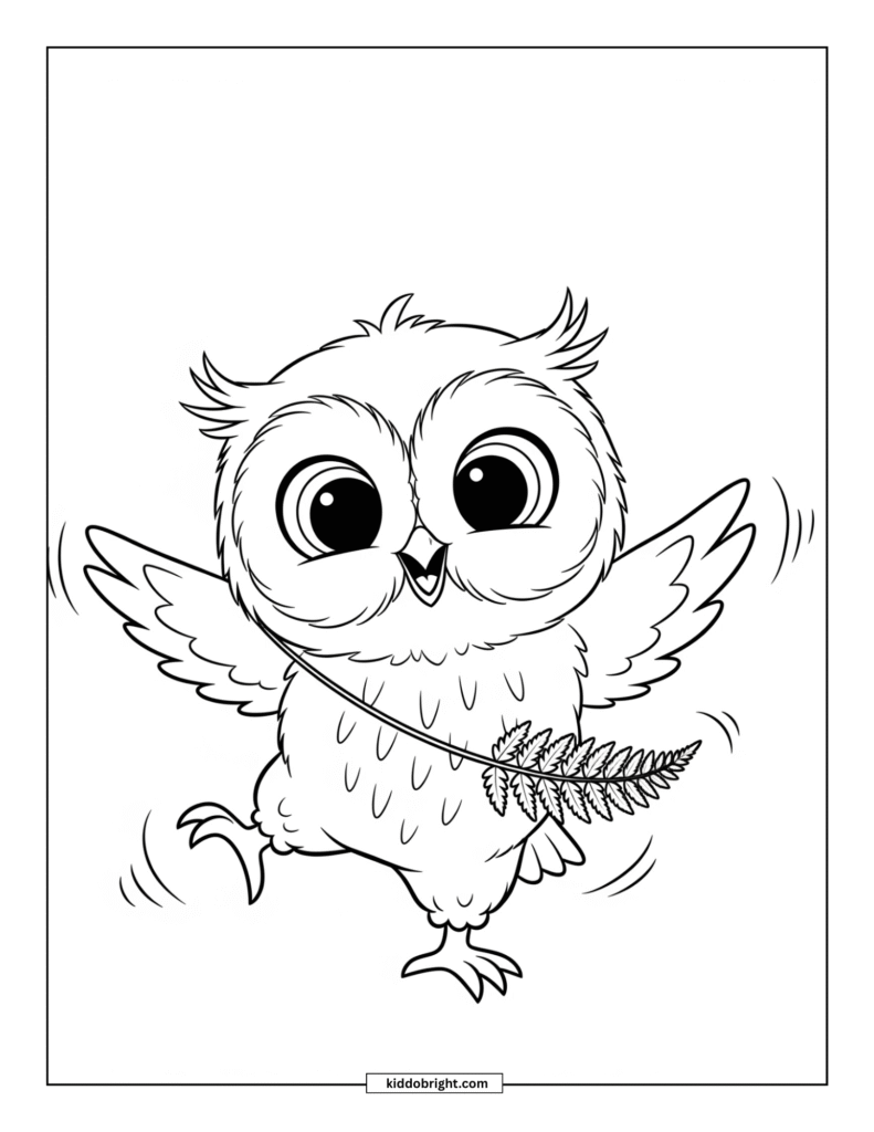Owl coloring pages for kids free download